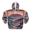 Mountain Landscape Unisex Pullover Hoodie (AOP)