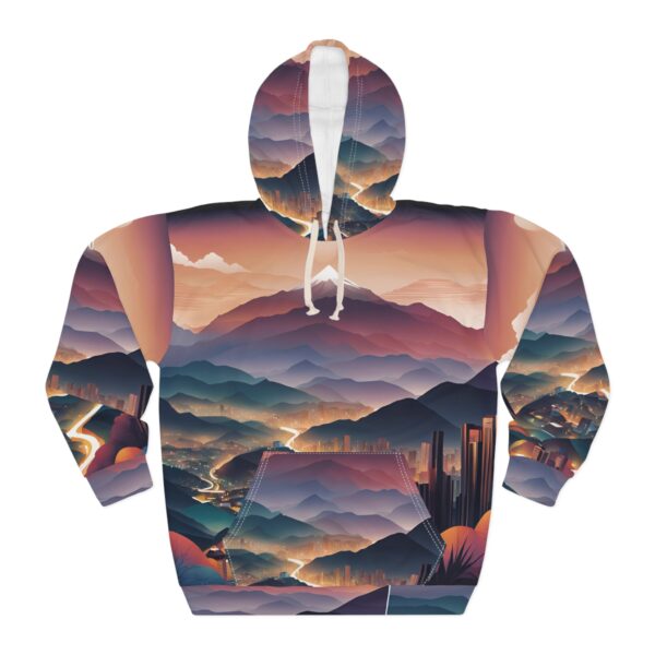 Mountain Landscape Unisex Pullover Hoodie (AOP)