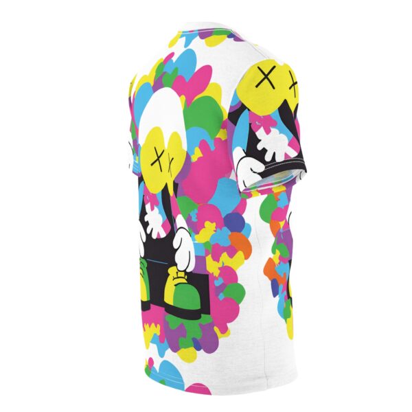 mr chimba bald cut Unisex Cut & Sew Tee (AOP) - Image 4