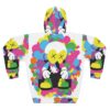 colorful bald cut chimba Unisex Pullover Hoodie (AOP) - Image 2