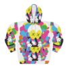 colorful bald cut chimba Unisex Pullover Hoodie (AOP)
