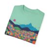 Colorful Metro-cable Medellín City Scene Urban Landscape T-Shirt - Unisex Garment-Dyed Tee - Image 27