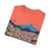 Colorful Metro-cable Medellín City Scene Urban Landscape T-Shirt - Unisex Garment-Dyed Tee - Image 7
