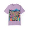Colorful Metro-cable Medellín City Scene Urban Landscape T-Shirt - Unisex Garment-Dyed Tee - Image 37