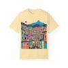 Colorful Metro-cable Medellín City Scene Urban Landscape T-Shirt - Unisex Garment-Dyed Tee - Image 13