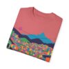 Colorful Metro-cable Medellín City Scene Urban Landscape T-Shirt - Unisex Garment-Dyed Tee - Image 51