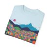Colorful Metro-cable Medellín City Scene Urban Landscape T-Shirt - Unisex Garment-Dyed Tee - Image 31