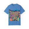 Colorful Metro-cable Medellín City Scene Urban Landscape T-Shirt - Unisex Garment-Dyed Tee - Image 33