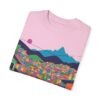 Colorful Metro-cable Medellín City Scene Urban Landscape T-Shirt - Unisex Garment-Dyed Tee - Image 43