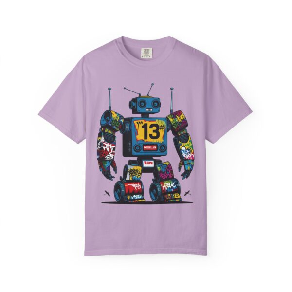 Robotón del Metro Unisex T-Shirt, Casual Wear, Art Lover Gift, Street Art Fashion, Fun Graphic Tee, Urban Style - Image 29