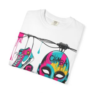 Tenis Voladores – Kicks from the Wires T-Shirt with Urban Art Design - Perfect for Casual Wear, Street Style, Gift for Artists, Hip-Hop Culture, Summer Festivals