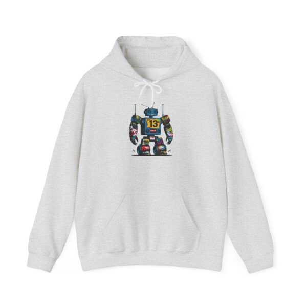 Robot Graphic Hoodie for Tech Lovers | Unisex Sweatshirt | Gift for Gamers | Cool Casual Wear | Birthday Gift | Fun Pullover
