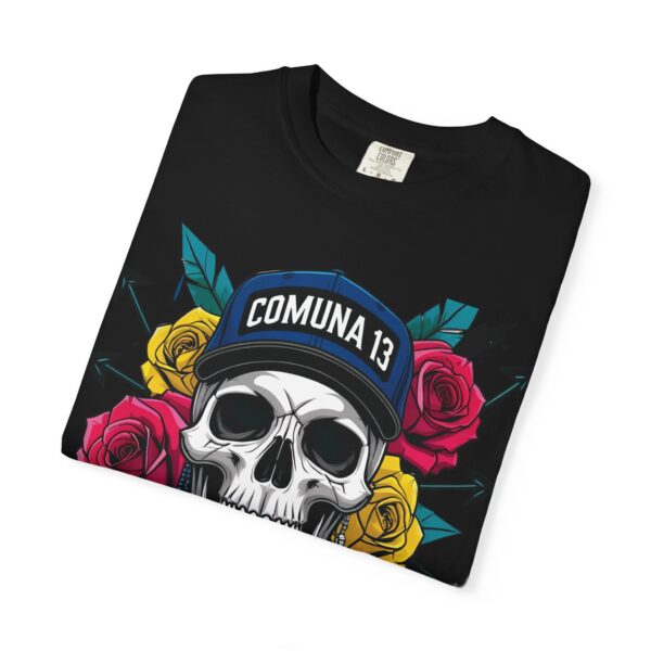 Skull & Rose Graphic Tee, Edgy Streetwear Shirt, Gothic T-Shirt, Unique Gift for Music Lovers, Casual Wear for Festivals - Image 47