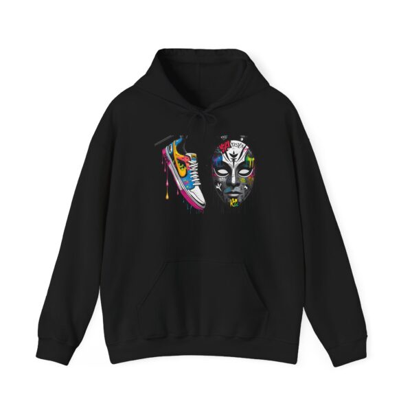 Tenis Voladores – Kicks from them Wires Hoodie, Unisex Streetwear Sweatshirt, Urban Fashion Gift, Artsy Casual Wear, Hip Hop Style Hoodie - Image 2