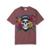 Skull & Rose Graphic Tee, Edgy Streetwear Shirt, Gothic T-Shirt, Unique Gift for Music Lovers, Casual Wear for Festivals - Image 10