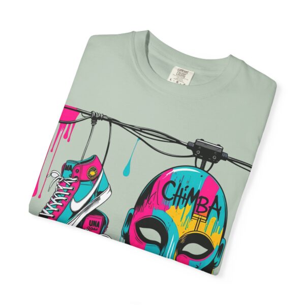 Tenis Voladores – Kicks from the Wires T-Shirt with Urban Art Design - Perfect for Casual Wear, Street Style, Gift for Artists, Hip-Hop Culture, Summer Festivals - Image 39