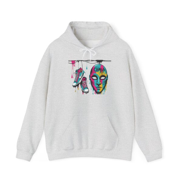 Tenis Voladores – Kicks from the Wires Hooded Sweatshirt | Trendy Graphic Sweatshirt, Comfortable Hoodie, Perfect for Gift, Unisex Fashion, Casual Wear