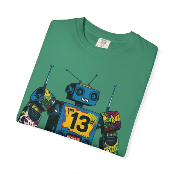 Robotón del Metro Unisex T-Shirt, Casual Wear, Art Lover Gift, Street Art Fashion, Fun Graphic Tee, Urban Style - Image 19