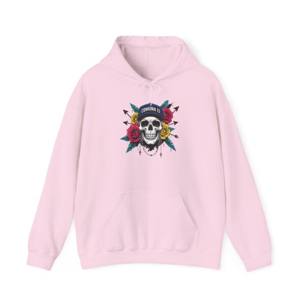 Skull Floral Sweatshirt, Unisex Hoodie for Music Lovers, Trendy Gift for Halloween, Casual Apparel, Comfortable Streetwear - Image 37