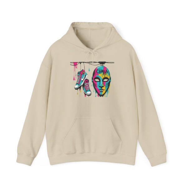 Tenis Voladores – Kicks from the Wires Hooded Sweatshirt | Trendy Graphic Sweatshirt, Comfortable Hoodie, Perfect for Gift, Unisex Fashion, Casual Wear - Image 10