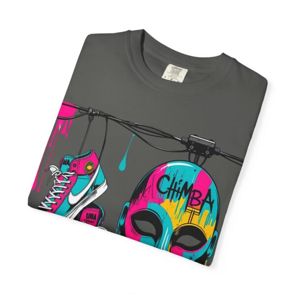 Tenis Voladores – Kicks from the Wires T-Shirt with Urban Art Design - Perfect for Casual Wear, Street Style, Gift for Artists, Hip-Hop Culture, Summer Festivals - Image 31