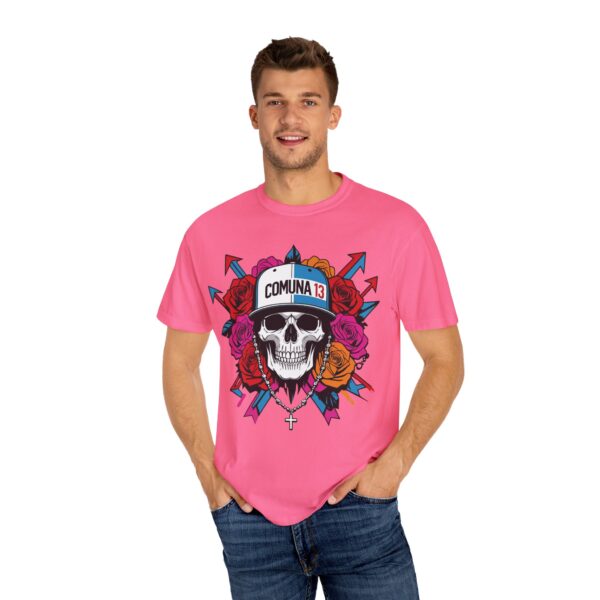 Cráneo Bendecido Tee , Urban Casual Wear, Streetwear Fashion, Gifts for Men and Women, Music Festival Must-Have - Image 44
