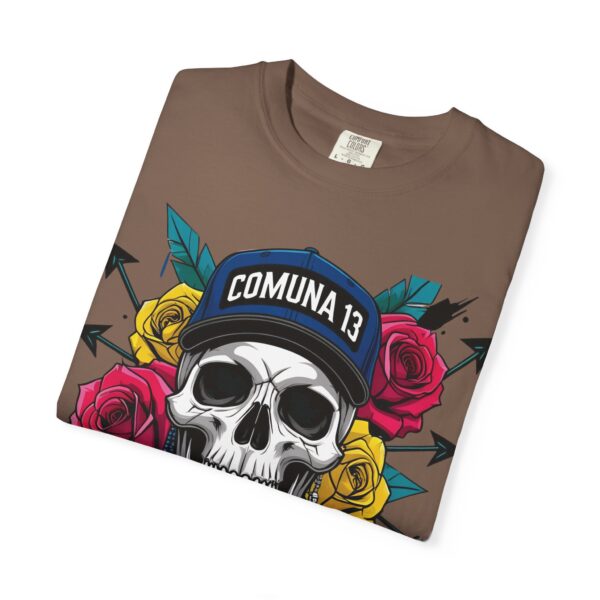 Skull & Rose Graphic Tee, Edgy Streetwear Shirt, Gothic T-Shirt, Unique Gift for Music Lovers, Casual Wear for Festivals - Image 19