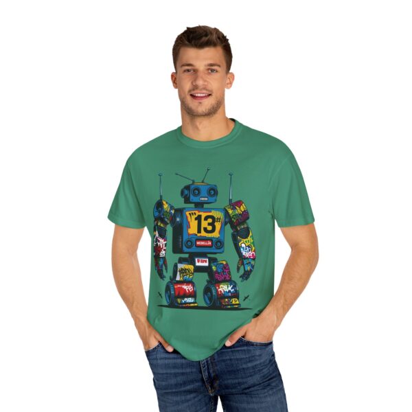 Robotón del Metro Unisex T-Shirt, Casual Wear, Art Lover Gift, Street Art Fashion, Fun Graphic Tee, Urban Style - Image 20