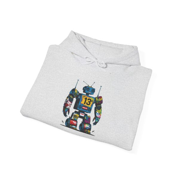 Robot Graphic Hoodie for Tech Lovers | Unisex Sweatshirt | Gift for Gamers | Cool Casual Wear | Birthday Gift | Fun Pullover - Image 3