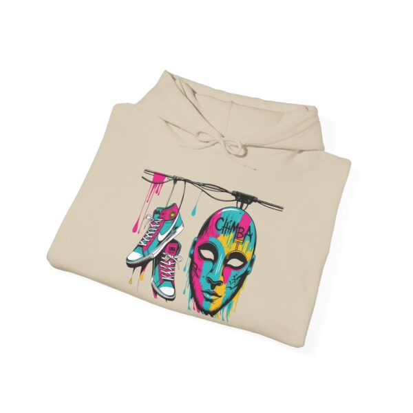 Tenis Voladores – Kicks from the Wires Hooded Sweatshirt | Trendy Graphic Sweatshirt, Comfortable Hoodie, Perfect for Gift, Unisex Fashion, Casual Wear - Image 13
