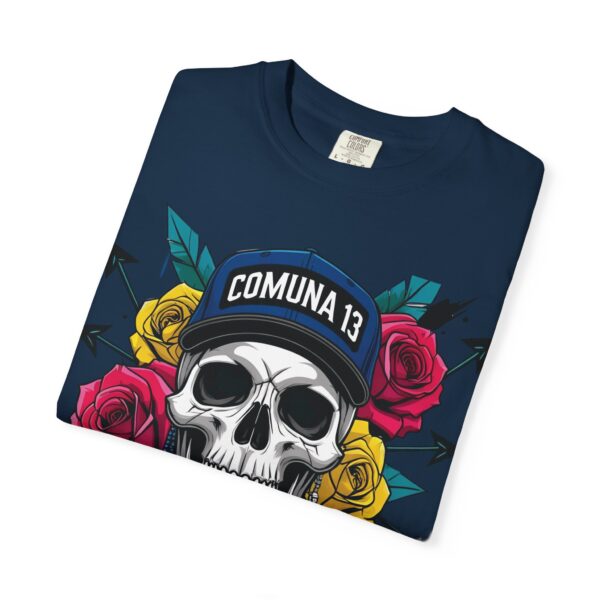 Skull & Rose Graphic Tee, Edgy Streetwear Shirt, Gothic T-Shirt, Unique Gift for Music Lovers, Casual Wear for Festivals - Image 39