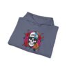 Stylish Skull Hoodie, Unisex Sweatshirt, Gothic Apparel, Edgy Gift, Casual Wear, Festival Style, Everyday Comfort - Image 32