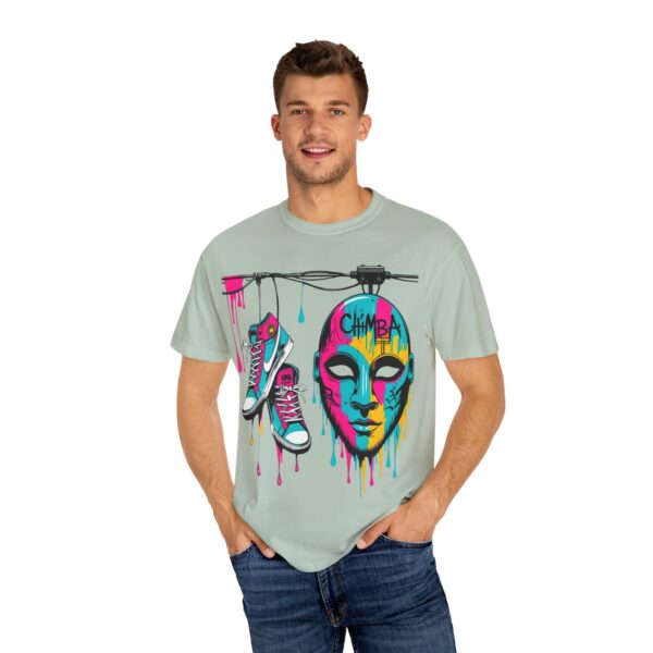 Tenis Voladores – Kicks from the Wires T-Shirt with Urban Art Design - Perfect for Casual Wear, Street Style, Gift for Artists, Hip-Hop Culture, Summer Festivals - Image 40