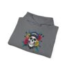 Skull Floral Sweatshirt, Unisex Hoodie for Music Lovers, Trendy Gift for Halloween, Casual Apparel, Comfortable Streetwear - Image 24