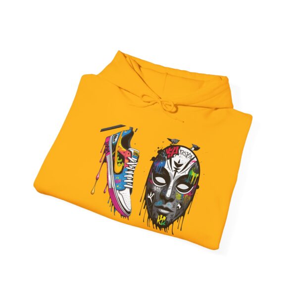 Tenis Voladores – Kicks from them Wires Hoodie, Unisex Streetwear Sweatshirt, Urban Fashion Gift, Artsy Casual Wear, Hip Hop Style Hoodie - Image 12