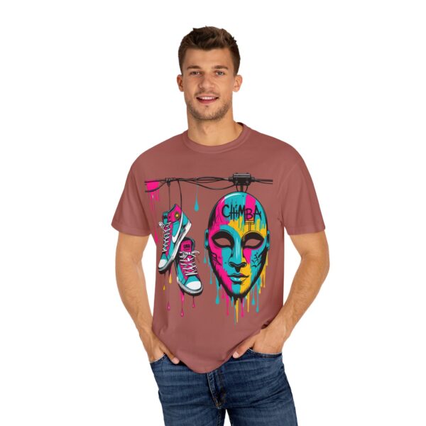 Tenis Voladores – Kicks from the Wires T-Shirt with Urban Art Design - Perfect for Casual Wear, Street Style, Gift for Artists, Hip-Hop Culture, Summer Festivals - Image 60