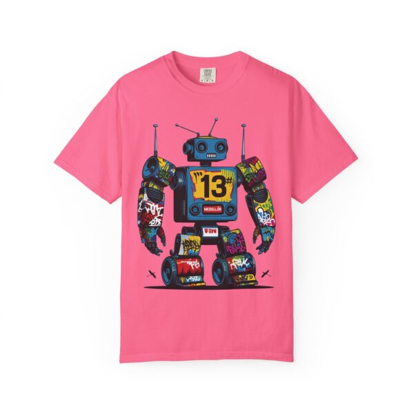 Robotón del Metro Unisex T-Shirt, Casual Wear, Art Lover Gift, Street Art Fashion, Fun Graphic Tee, Urban Style - Image 37