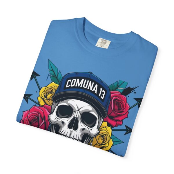 Skull & Rose Graphic Tee, Edgy Streetwear Shirt, Gothic T-Shirt, Unique Gift for Music Lovers, Casual Wear for Festivals - Image 35