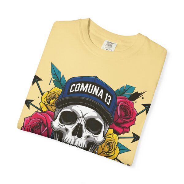 Skull & Rose Graphic Tee, Edgy Streetwear Shirt, Gothic T-Shirt, Unique Gift for Music Lovers, Casual Wear for Festivals - Image 23