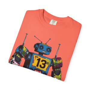 Robotón del Metro Unisex T-Shirt, Casual Wear, Art Lover Gift, Street Art Fashion, Fun Graphic Tee, Urban Style