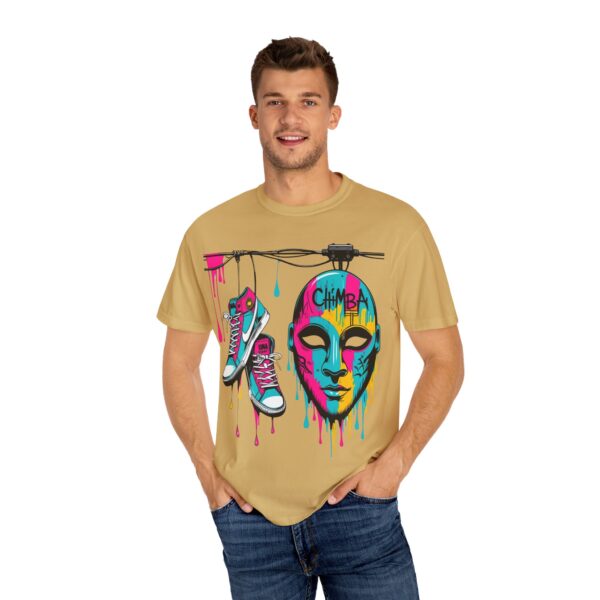 Tenis Voladores – Kicks from the Wires T-Shirt with Urban Art Design - Perfect for Casual Wear, Street Style, Gift for Artists, Hip-Hop Culture, Summer Festivals - Image 24