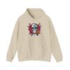 Stylish Skull Hoodie, Unisex Sweatshirt, Gothic Apparel, Edgy Gift, Casual Wear, Festival Style, Everyday Comfort - Image 2