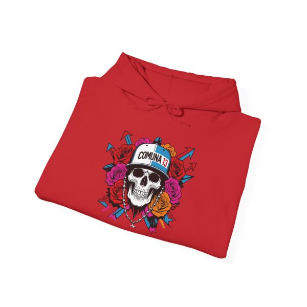 Stylish Skull Hoodie, Unisex Sweatshirt, Gothic Apparel, Edgy Gift, Casual Wear, Festival Style, Everyday Comfort - Image 52
