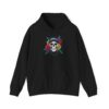 Skull Floral Sweatshirt, Unisex Hoodie for Music Lovers, Trendy Gift for Halloween, Casual Apparel, Comfortable Streetwear - Image 9