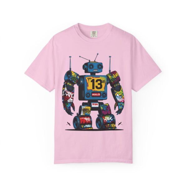 Robotón del Metro Unisex T-Shirt, Casual Wear, Art Lover Gift, Street Art Fashion, Fun Graphic Tee, Urban Style - Image 33