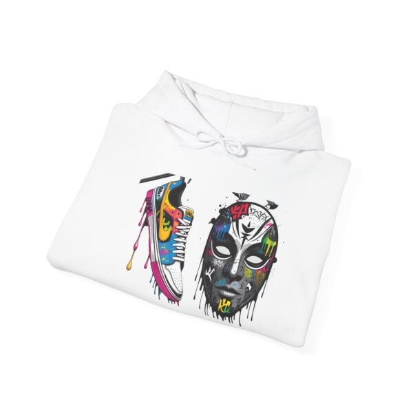 Tenis Voladores – Kicks from them Wires Hoodie, Unisex Streetwear Sweatshirt, Urban Fashion Gift, Artsy Casual Wear, Hip Hop Style Hoodie - Image 3