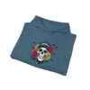 Skull Floral Sweatshirt, Unisex Hoodie for Music Lovers, Trendy Gift for Halloween, Casual Apparel, Comfortable Streetwear - Image 32