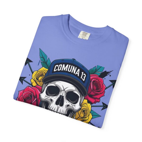 Skull & Rose Graphic Tee, Edgy Streetwear Shirt, Gothic T-Shirt, Unique Gift for Music Lovers, Casual Wear for Festivals - Image 31