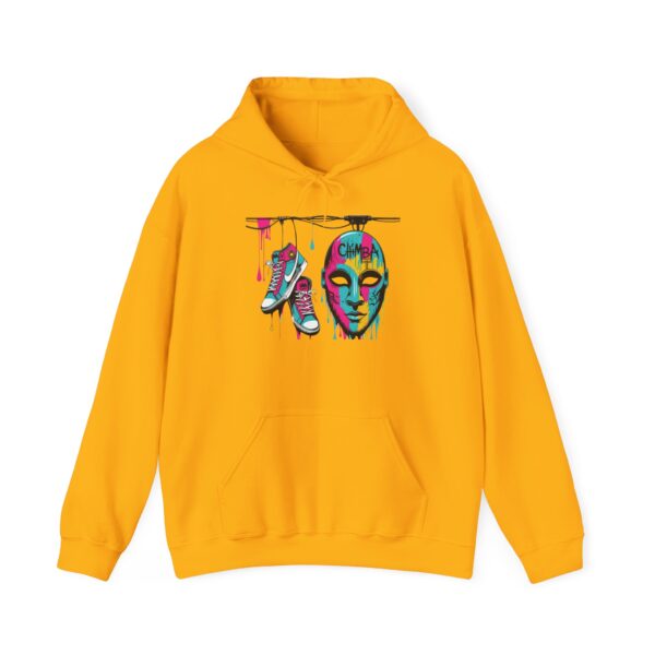 Tenis Voladores – Kicks from the Wires Hooded Sweatshirt | Trendy Graphic Sweatshirt, Comfortable Hoodie, Perfect for Gift, Unisex Fashion, Casual Wear - Image 2