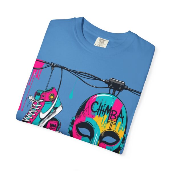 Tenis Voladores – Kicks from the Wires T-Shirt with Urban Art Design - Perfect for Casual Wear, Street Style, Gift for Artists, Hip-Hop Culture, Summer Festivals - Image 47